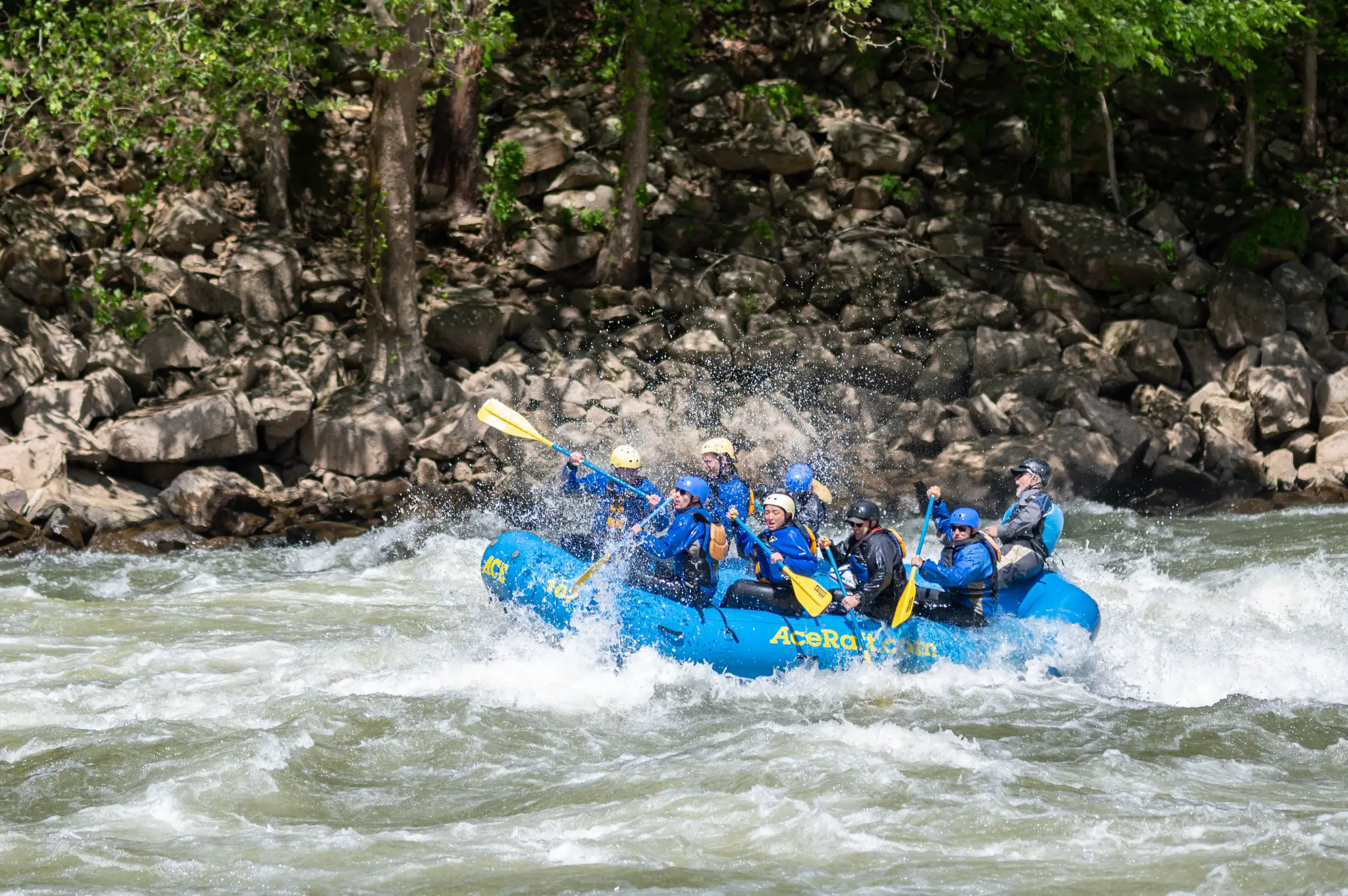 Rafting on the Lower New River